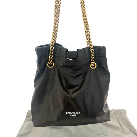 Balenciaga XS Black Crush Bag - Picture 1 of 7